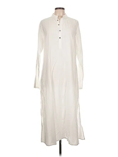 Pre-owned Assorted Brands Casual Dress In White