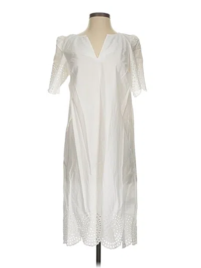 Pre-owned Assorted Brands Casual Dress In White
