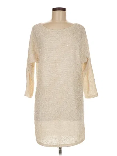 Pre-owned Assorted Brands Casual Dress In White