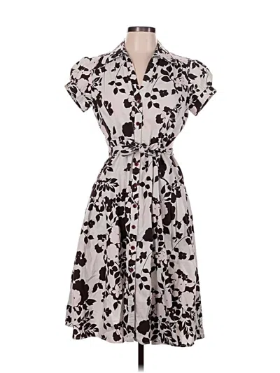 Pre-owned Assorted Brands Casual Dress In White
