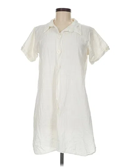 Pre-owned Assorted Brands Casual Dress In White