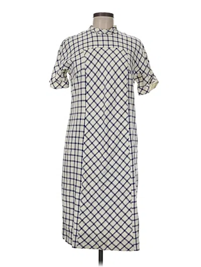 Pre-owned Assorted Brands Casual Dress In White