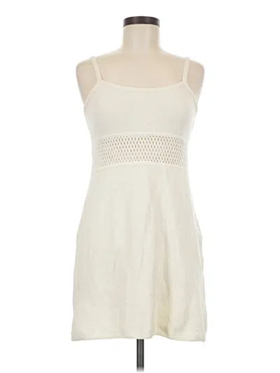 Pre-owned Assorted Brands Casual Dress In White