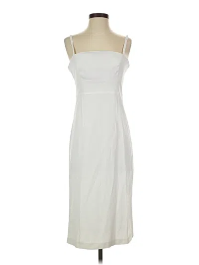 Pre-owned Assorted Brands Casual Dress In White