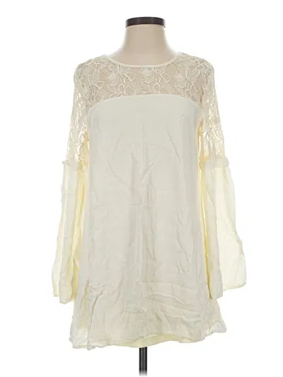 Pre-owned Assorted Brands Casual Dress In White