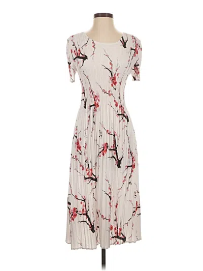Pre-owned Assorted Brands Casual Dress In White