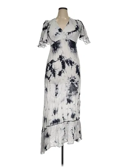 Pre-owned Assorted Brands Casual Dress In White