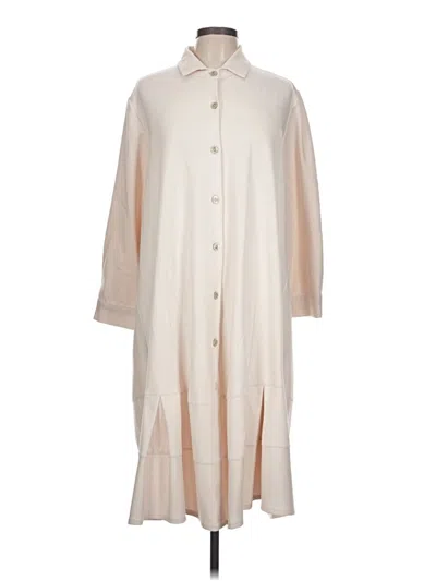 Pre-owned Assorted Brands Casual Dress In White