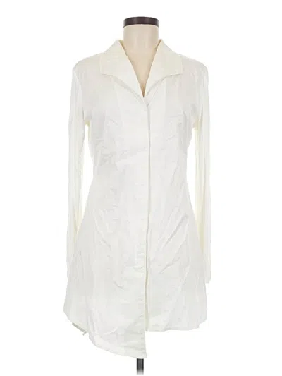 Pre-owned Assorted Brands Casual Dress In White