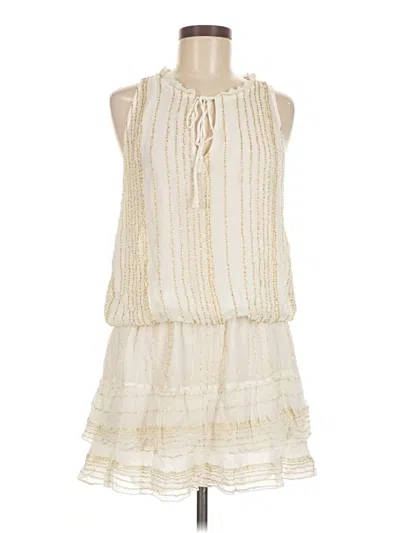 Pre-owned Assorted Brands Casual Dress In White