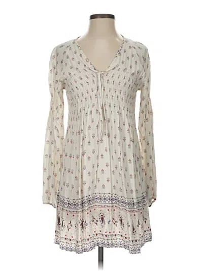 Pre-owned Assorted Brands Casual Dress In White