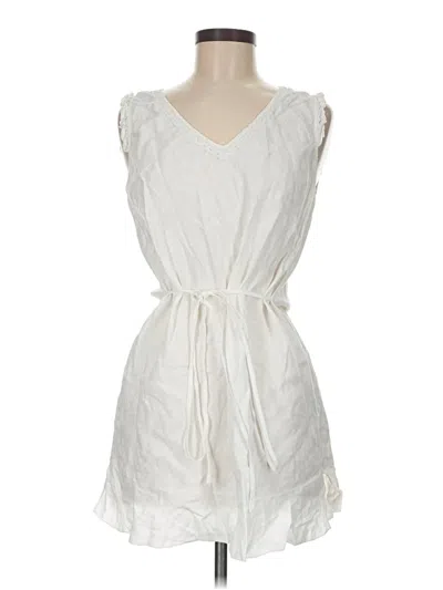 Pre-owned Assorted Brands Casual Dress In White