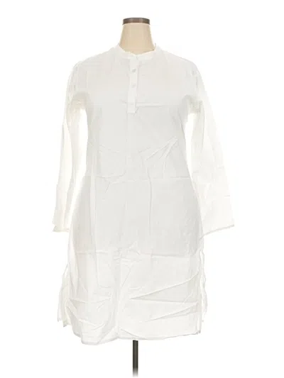 Pre-owned Assorted Brands Casual Dress In White