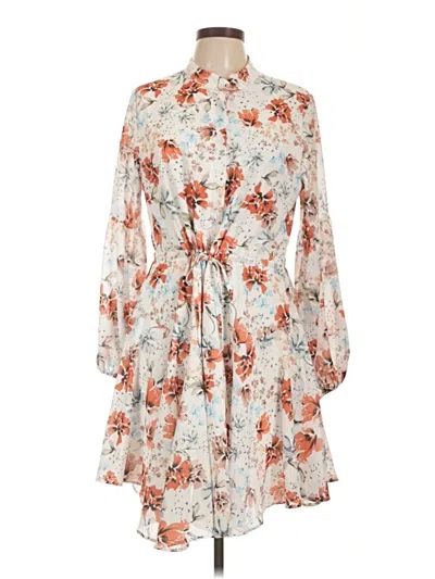 Pre-owned Assorted Brands Casual Dress In White