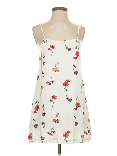 Pre-owned Assorted Brands Casual Dress In White