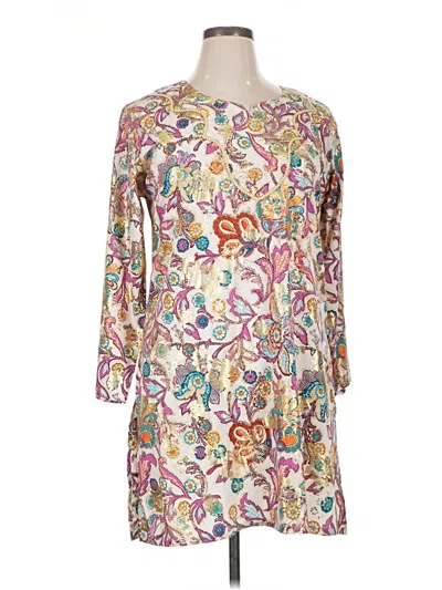 Pre-owned Assorted Brands Casual Dress In White