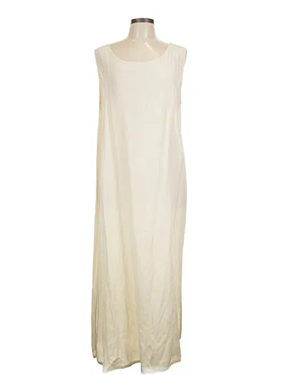 Pre-owned Assorted Brands Casual Dress In White