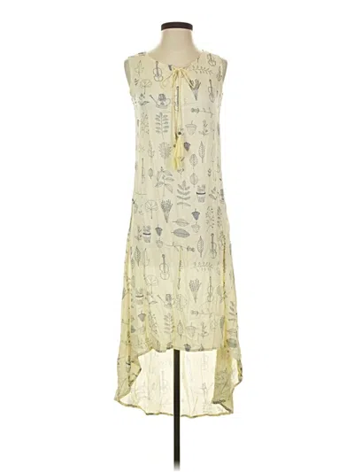 Pre-owned Assorted Brands Casual Dress In White