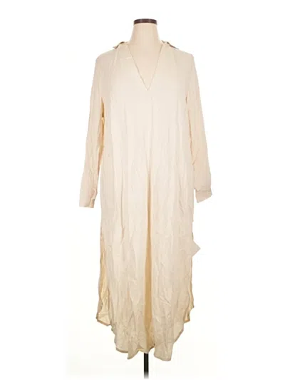 Pre-owned Assorted Brands Casual Dress In White
