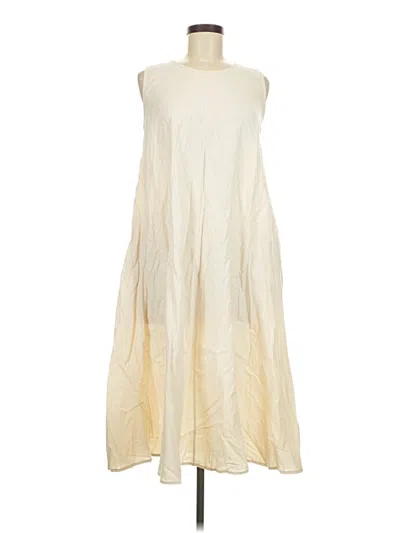 Pre-owned Assorted Brands Casual Dress In White