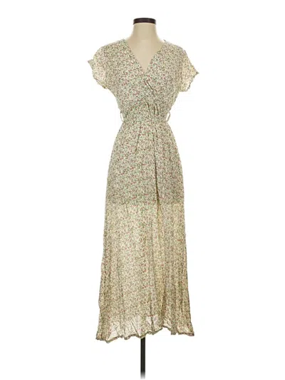 Pre-owned Assorted Brands Casual Dress In White