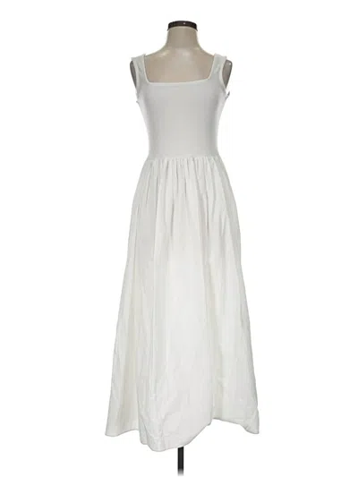 Pre-owned Assorted Brands Casual Dress In White