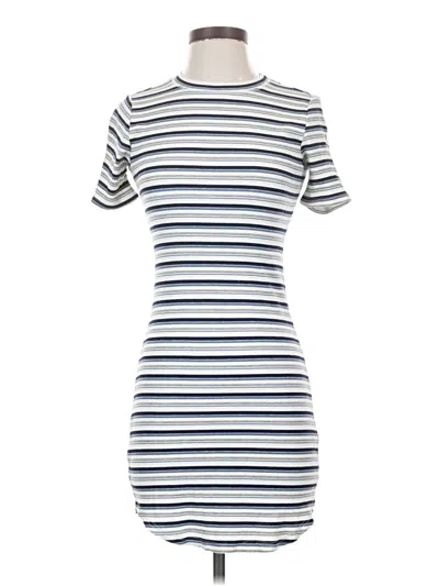 Pre-owned Assorted Brands Casual Dress In White