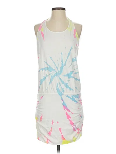 Pre-owned Assorted Brands Casual Dress In White