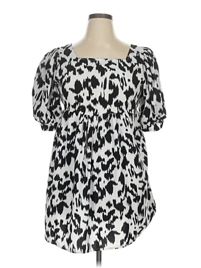 Pre-owned Assorted Brands Casual Dress In White