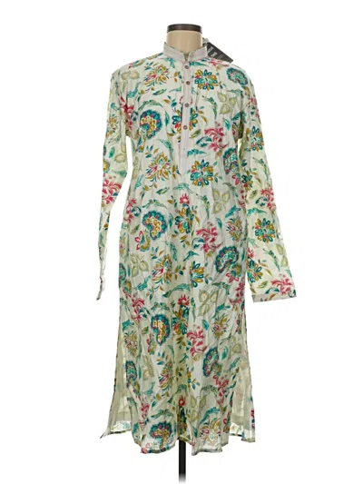 Pre-owned Assorted Brands Casual Dress In White