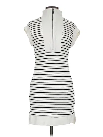 Pre-owned Assorted Brands Casual Dress In White