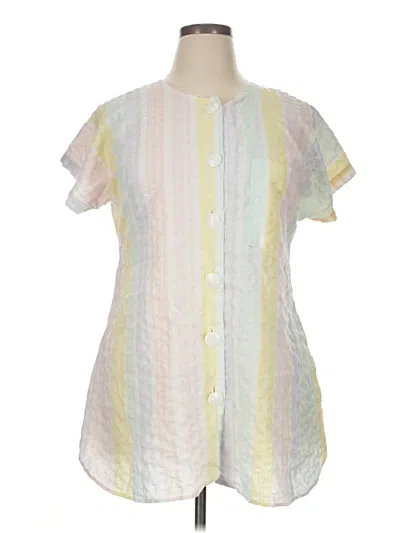 Pre-owned Assorted Brands Casual Dress In White