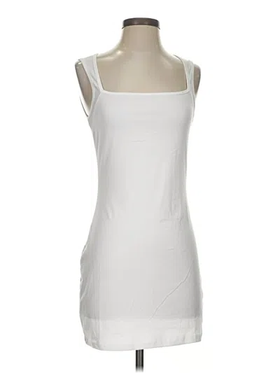 Pre-owned Assorted Brands Casual Dress In White