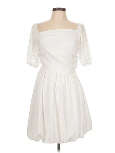 Pre-owned Assorted Brands Casual Dress In White