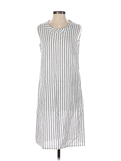 Pre-owned Assorted Brands Casual Dress In White