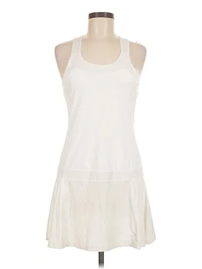 Pre-owned Assorted Brands Casual Dress In White
