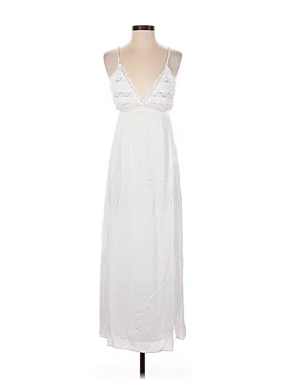 Pre-owned Assorted Brands Casual Dress In White