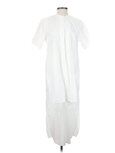 Pre-owned Assorted Brands Casual Dress In White
