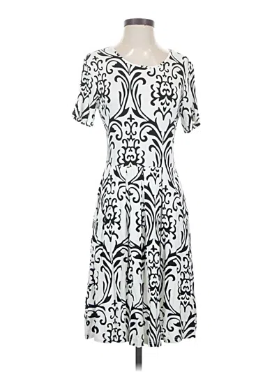 Pre-owned Assorted Brands Casual Dress In White