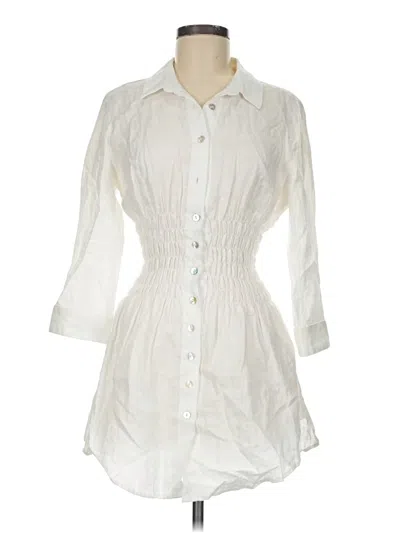 Pre-owned Assorted Brands Casual Dress In White