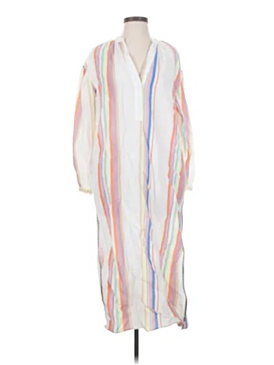 Pre-owned Assorted Brands Casual Dress In White