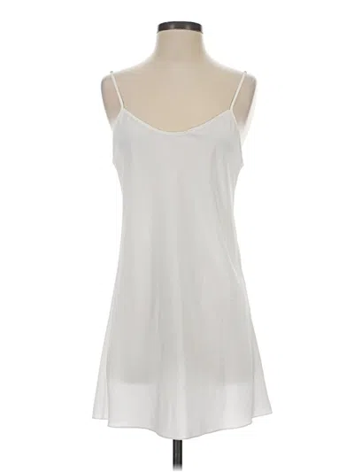 Pre-owned Assorted Brands Casual Dress In White