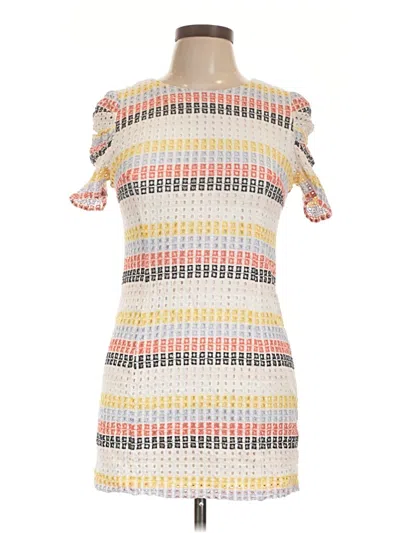 Pre-owned Assorted Brands Casual Dress In White