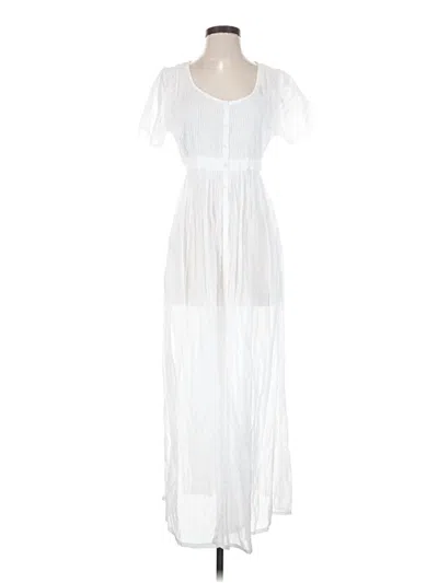 Pre-owned Assorted Brands Casual Dress In White