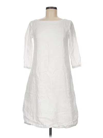 Pre-owned Assorted Brands Casual Dress In White