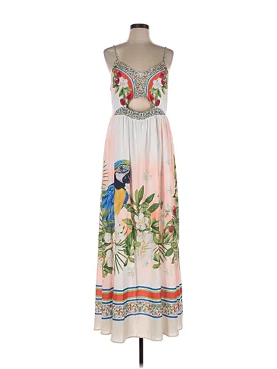 Pre-owned Assorted Brands Casual Dress In White