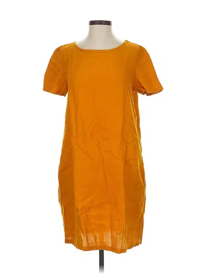Pre-owned Assorted Brands Casual Dress In Yellow