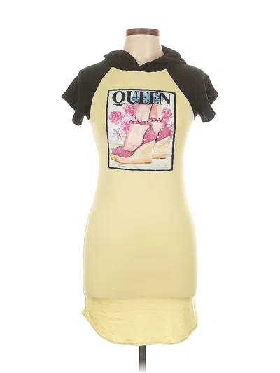 Pre-owned Assorted Brands Casual Dress In Yellow