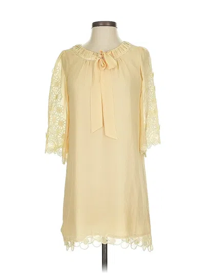 Pre-owned Assorted Brands Casual Dress In Yellow