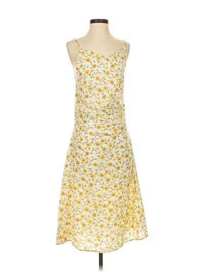 Pre-owned Assorted Brands Casual Dress In Yellow
